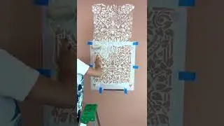 Суперпростой настенный трафарет, который сможет сделать каждый!!! #cuttingedgestencils #diy #stencilart