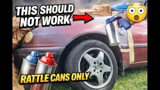 Repainting a $250 Abandoned Corolla with Spray Paint! | Corolla E11 Build Ep. 2