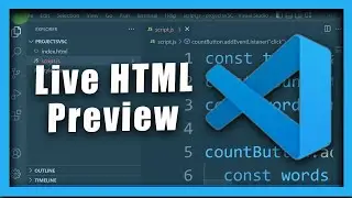 Visual Studio Code Tutorial  How To Get Live HTML Preview In Visual Studio  Code