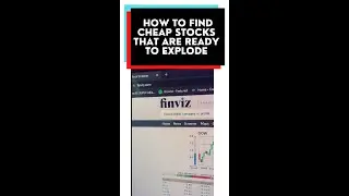 HOW TO FIND CHEAP STOCKS THAT ARE READY TO EXPLODE  #shorts