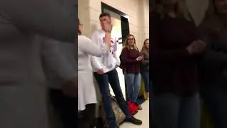 2018 wrestlers march through school for states