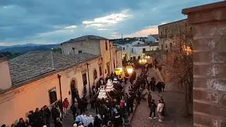 *Pasqua 2023* Ferrandina - i Momenti Più Belli - La Partenza della Via Crucis Chiesa di San Domenico