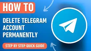 How to delete Telegram Account permanently [2024] Easy Tutorial