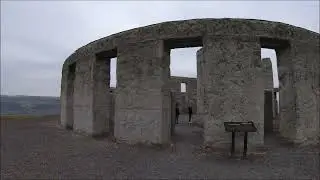 Stonehenge Memorial Washington state. Стоунхендж, штат Вашингтон. Печка из дисков, планы на будущее.