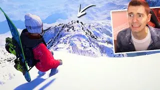 PULEI DE UM PENHASCO com SNOWBOARD!!! - STEEP Ft. Skorpion Gamer