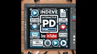 Interactive PDF in InDesign Hindi Tutorial Step By Step | Buttons, Rollovers, Page Transitions