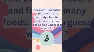 Health Fact Anagram #Anagram #HealthFacts #Wellness #riddles