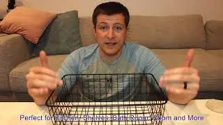 iSPECLE Metal Wire Storage Basket