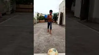 বাসার ছাদে ফুটবল দৌড় ⚽ Race with football on the building⚽🏆⚽