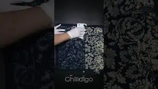 Chilldigo ASMR: When Blue Calico Meets William Morris III  #satisfying #ASMR #diy