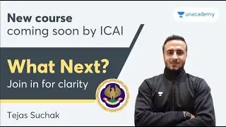 New Course For November 23 | Tejas Suchak | CA Foundation