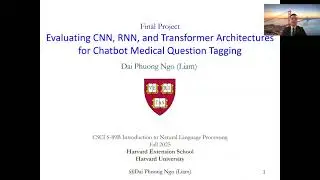 Evaluating CNN, RNN, Transformer Architectures for Chatbot Medical Question Tagging CSCI E-89B NLP