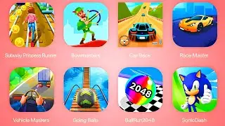 Subway Princess Runner, Bowmasters, Car Race, Race Master, Vehicle Masters, Going Balls, Ball Run