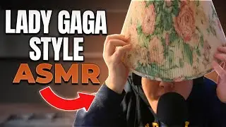LADY GAGA STYLE ASMR | SINGING HER SONGS | LAMPSHADE TINGLES DARK FLASH LIGHT TRIGGERS