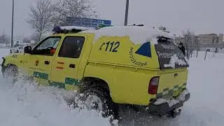 NIEVE MADRID 2021. Unos dias de cuento en Alcorc&oacute;n. 1&ordf; Parte.
