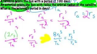 Kepler's 3rd Law Problem + Ratios