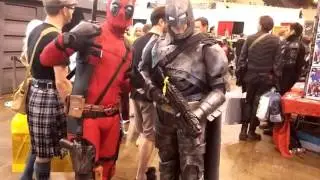 Fan expo Toronto 2016 cosplay Batman armor mech