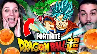 GOKU A TROUVE SHENRON AVEC LES 7 DRAGON BALL ! DRAGON BALL MAP ADVENTURE ISLAND FORTNITE