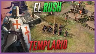 Como Realizar: El Rush de caballeros Templario - Guía de build order AoE 4