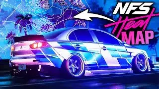 Need for Speed HEAT - FULL Map Reveal! (Race Track, Drag Locations & More!)