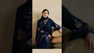 #Kashmiri embroidery salwar kameez 🥀❤️|#Hania amir✨|beautiful dress designs #ytshorts