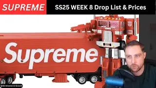 SUPREME Week 8 Drop List and Prices
