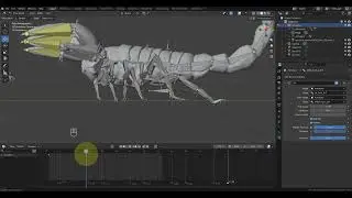 Scorpion Modelling and Animation 3.4.0 - Rigging and Animation
