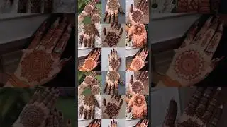 Top 10 beautiful gol tikki mehndi designs | back hand mehndi design|front hand mehndi design#mehndi