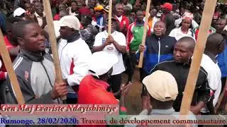 28/02/2020: Raba ingene Samuragwa w'Uburundi #GeneralNeva yakiriwe mu Rumonge