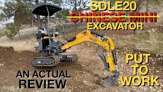 Мини-экскаватор SDLE20. Наконец-то вы узнаете, что представляют собой эти аукционные машины.