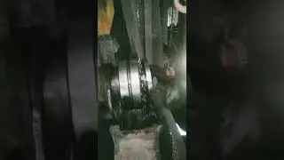 Belt conveyor Tail Pulley bearing replacement view