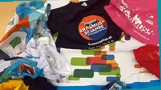 Upcycling Erasmus+ Goodies &ndash; Kooperationsprojekt OeAD & KunstModeDesign Herbststrasse