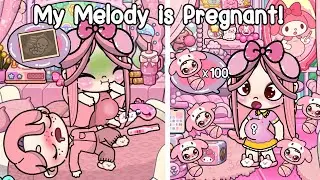My Melody Just Found Out She’s Pregnant! 👶🏻🎀 Avatar World | Pazu