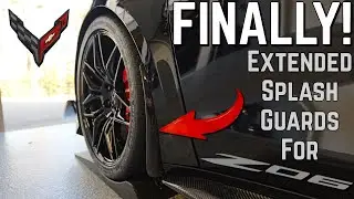 C8 Corvette Z06 SPLASH guards FINALLY available!