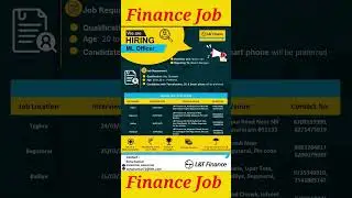 L&T Finance Job // requirment 2025//#job2025 #microfinancebank #job #shortvideo #viralvideo