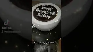 Coffee themed cake