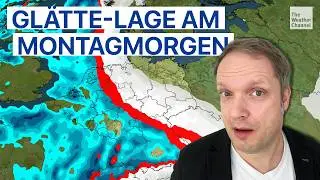 Markanter Schneefall in Deutschland