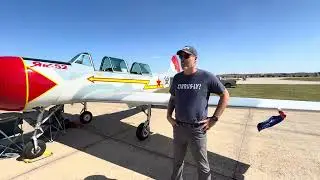 Brief interview with the owner of the 1985 Yakolev  YAK52: ￼ WINGS & WHEELS Fly in & car show ￼