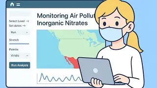 Click web application Air pollution monitoring Inorganic nitrates