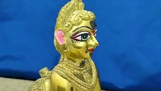 RADHA RANI KRISHNA'S ETERNAL CONSORT EXPRESSIVE VIGRAHA, SCULPTURE (SHREE RADHA BAL SWAROOP STATUE)