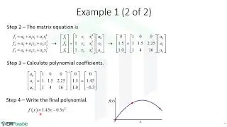 Lecture -- Polynomial Fitting & Interpolation
