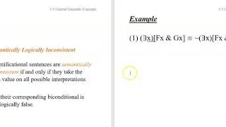 5.5c Quantificational Semantics 5: Central Semantic Concepts