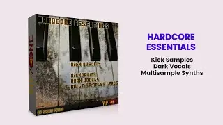 Hardcore Essentials - Gabber and Hardcore Kicks - Sample Pack - Trailer - VIPZONE SAMPLES