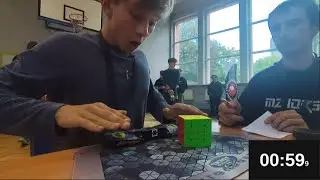 Beating Cutoff by 0.007s - 59.993s 4x4 single | Chorz&oacute;w Cube Days 2025