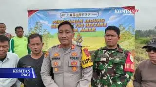Jajaran Polres Garut Gelar Penanaman Jagung Serentak Wujud Ketahanan Pangan