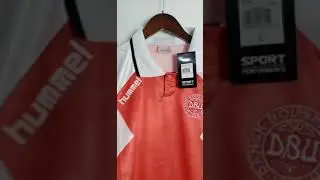 Denmark retro soccer jersey 1992