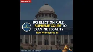 Can Lawyers with Criminal Records Contest Elections? Supreme Court Seeks BCI Response