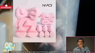 3256807012239350 12 14Pcs Makeup Sponge Blender Beauty Egg Cosmetic Puff Foundation Spo