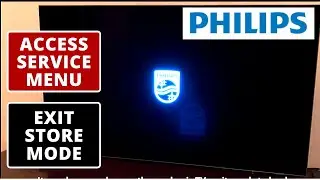How to Access Philips TV Service Menu || LED TV Hard Reset || Exit Store Mode || Easy Method
