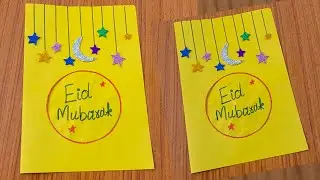 Easy DIY Eid Mubarak Greeting Card Ideas During Lockdown |Eid Mubarak Card Ideas |Handmade Card #eid